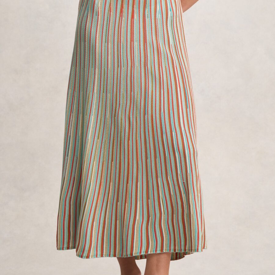 Stripe Knit Skirt - Multi Stripe
