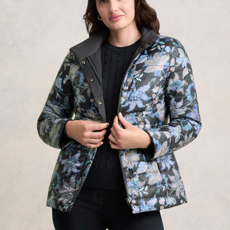 Reversible Puffer Jacket - Floral Chintz Print